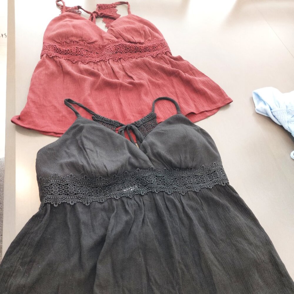 NWOT No Boundaries halter tops